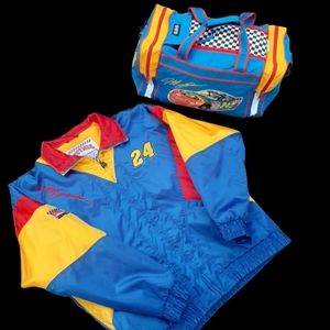 90 Jeff Gordon jacket ( and bag )